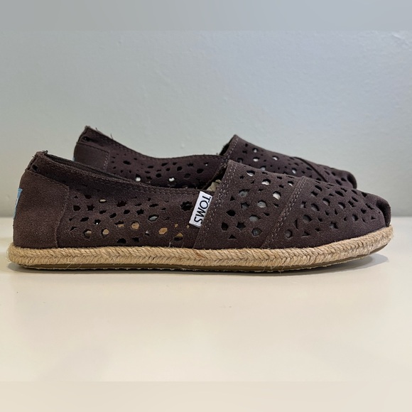 TOMS Moroccan suede Espadrilles Women’s sz 6 NWOT - Picture 4 of 5